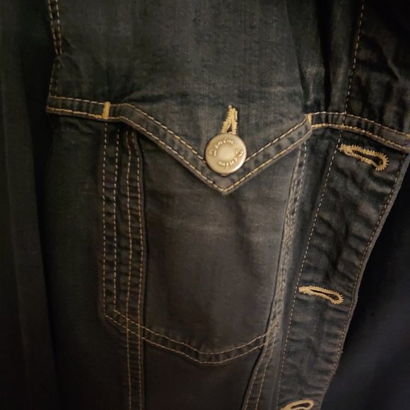 NWOT Jeans Jacket Sz L - Picture 3 of 5